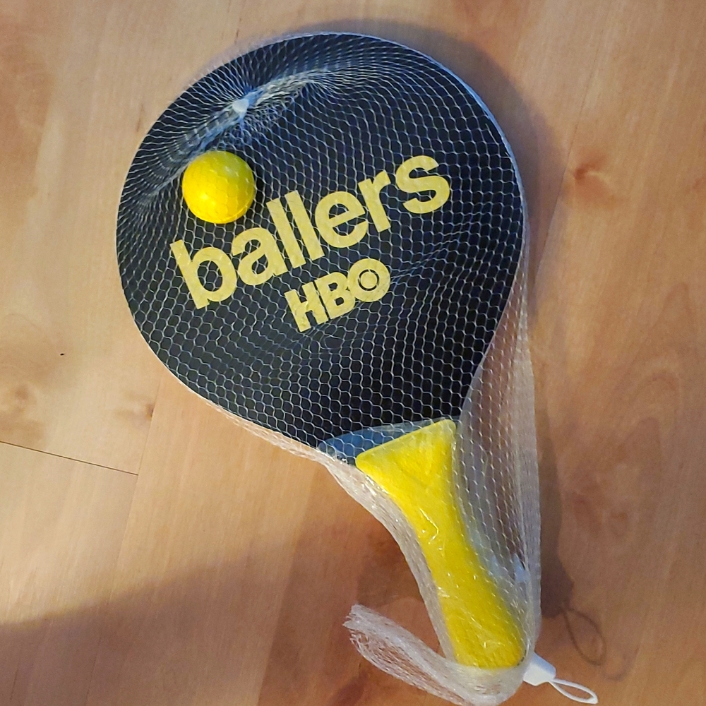 NWOT- HBO Ballers paddleball set
